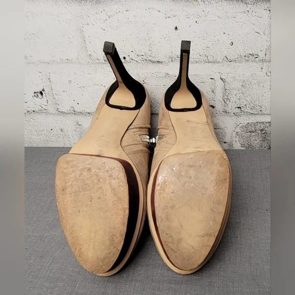 Zara Platform Booties Stiletto Heel Tan | Women’s 7.5 - Picture 9 of 14